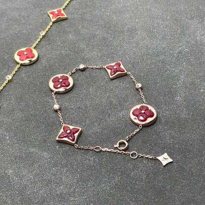 [Kincade Jewelrys]ÉTOILE ET SOLEIL CORNALINE 4 MOTIFS 3 DIAMANTS