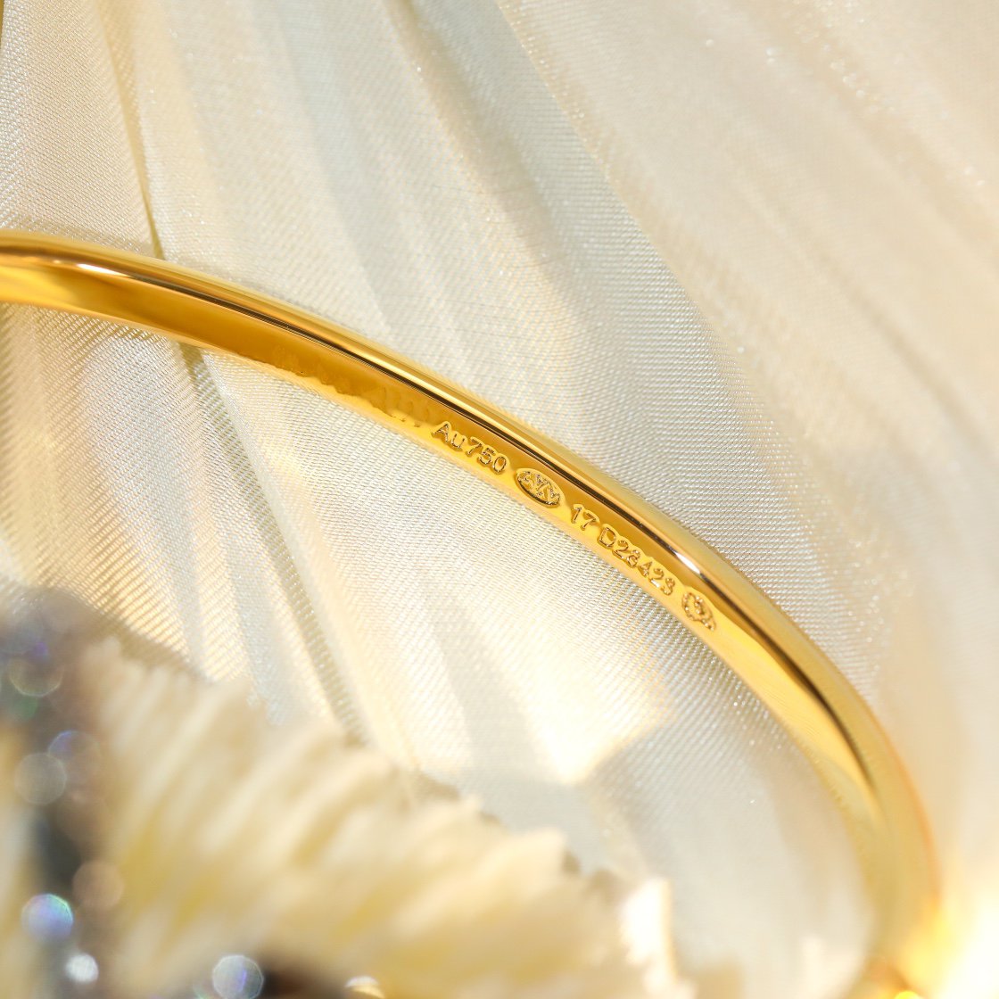 [Kincade Jewelrys]VOLTE UPSITE DOWN GOLD DIAMOND BRACELET
