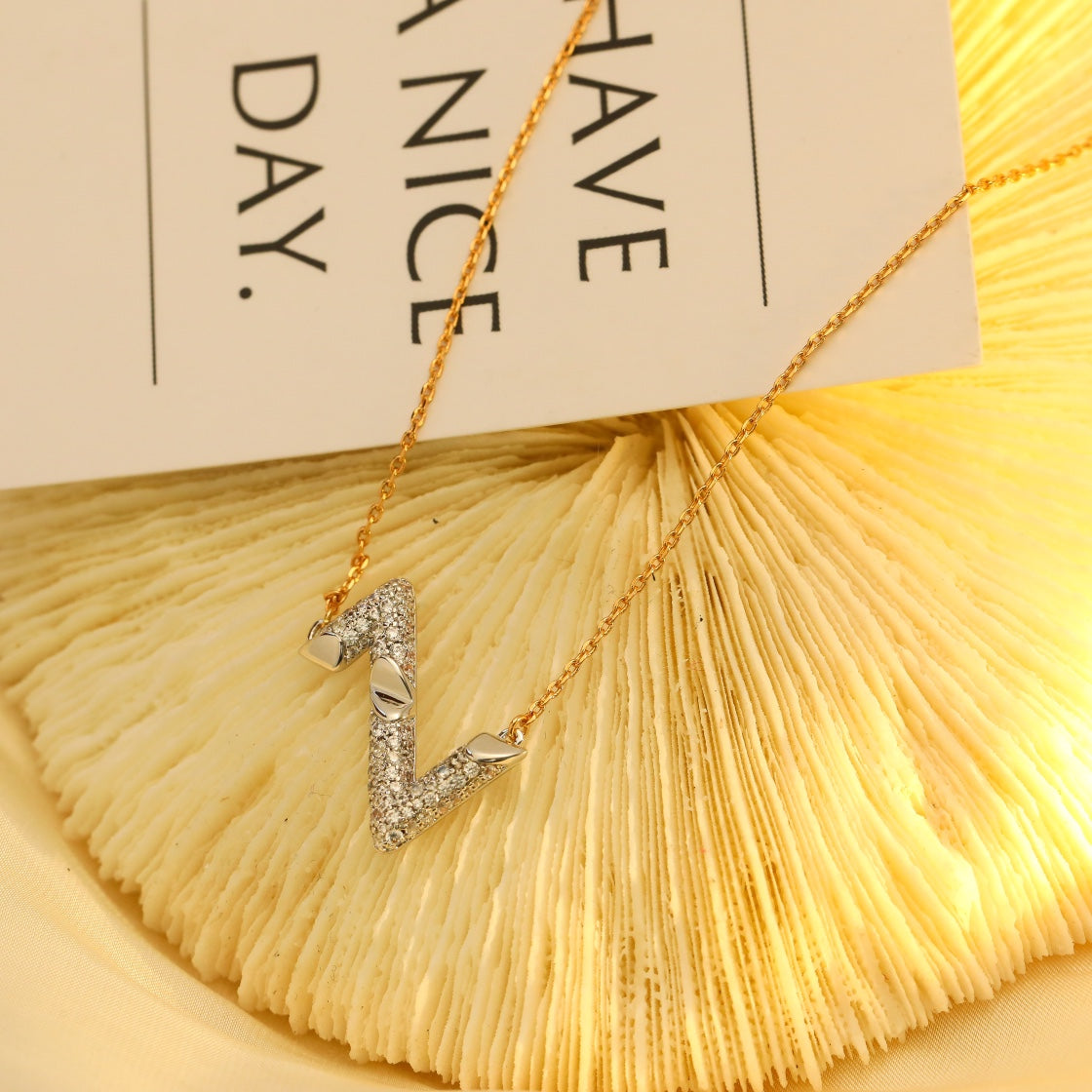 [Kincade Jewelrys]VOLT SILVER DIAMOND PEDANT NECKLACE