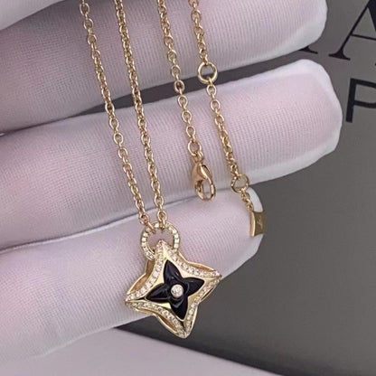 [Kincade Jewelrys] COLLIER PENDENTIF ÉTOILE EN OR ROSE ET DIAMANTS