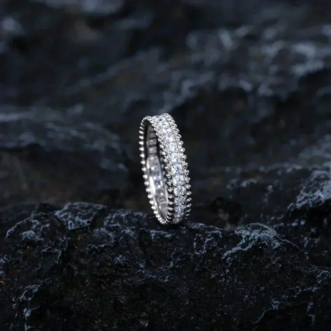 [Kincade Jewelrys]PERLEE DIAMOND SILVER RING