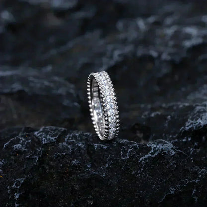 [Kincade Jewelrys]PERLEE DIAMOND SILVER RING