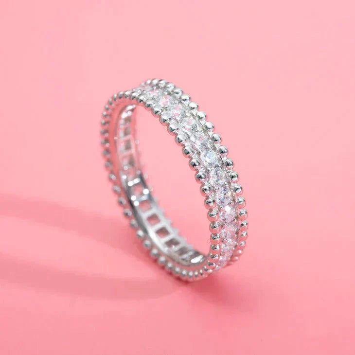 [Kincade Jewelrys]PERLEE DIAMOND SILVER RING