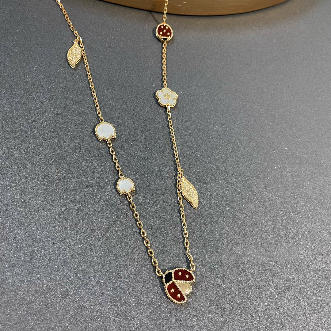 [Kincade Jewelrys]LUCKY SPRING 15 MOTIFS GOLD NECKLACE