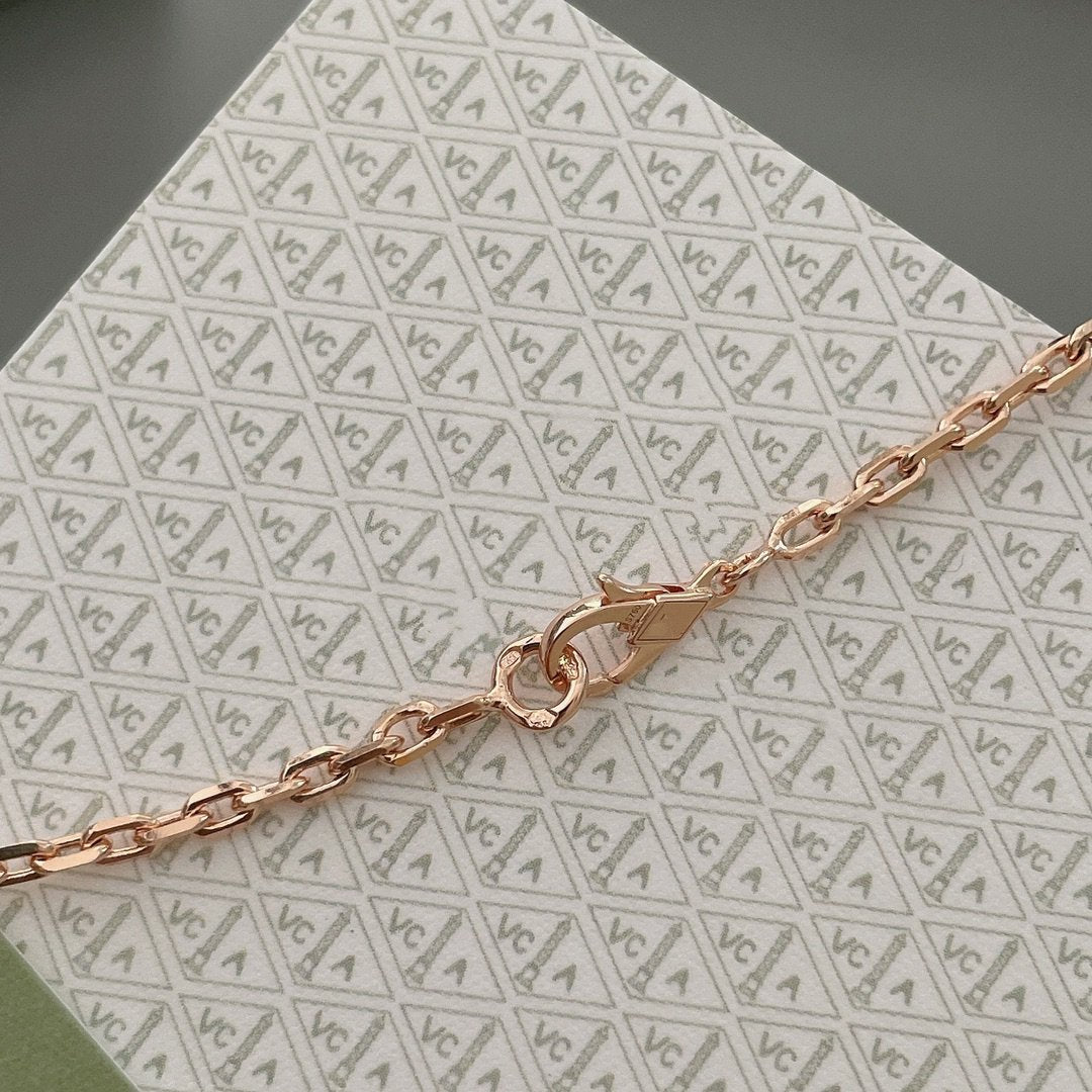 [Kincade Jewelrys] COLLIER LUCKY SPRING 15 MOTIFS EN OR ROSE