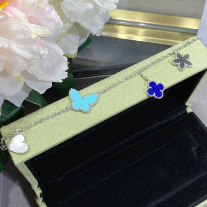 [Kincade Jewelrys]LUCKY SPRING SILVER BRACELET 4 MOTIF
