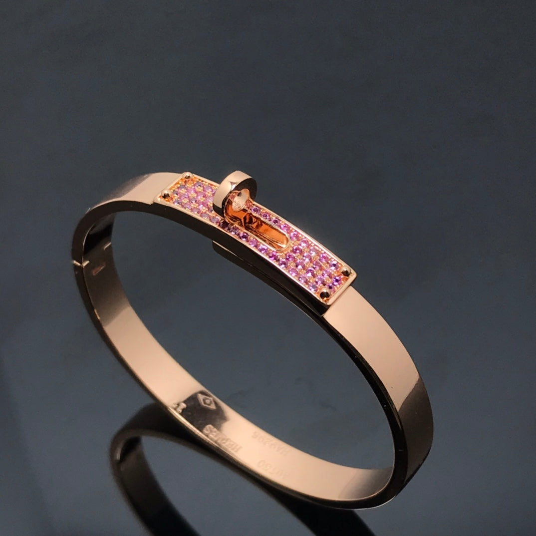 [Bijoux Kincade] BRACELET KELLY DIAMANT ROSE