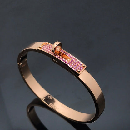 [Bijoux Kincade] BRACELET KELLY DIAMANT ROSE