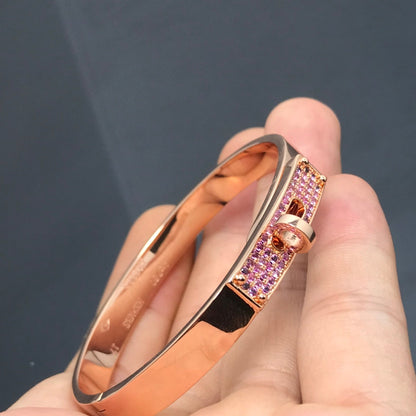 [Bijoux Kincade] BRACELET KELLY DIAMANT ROSE