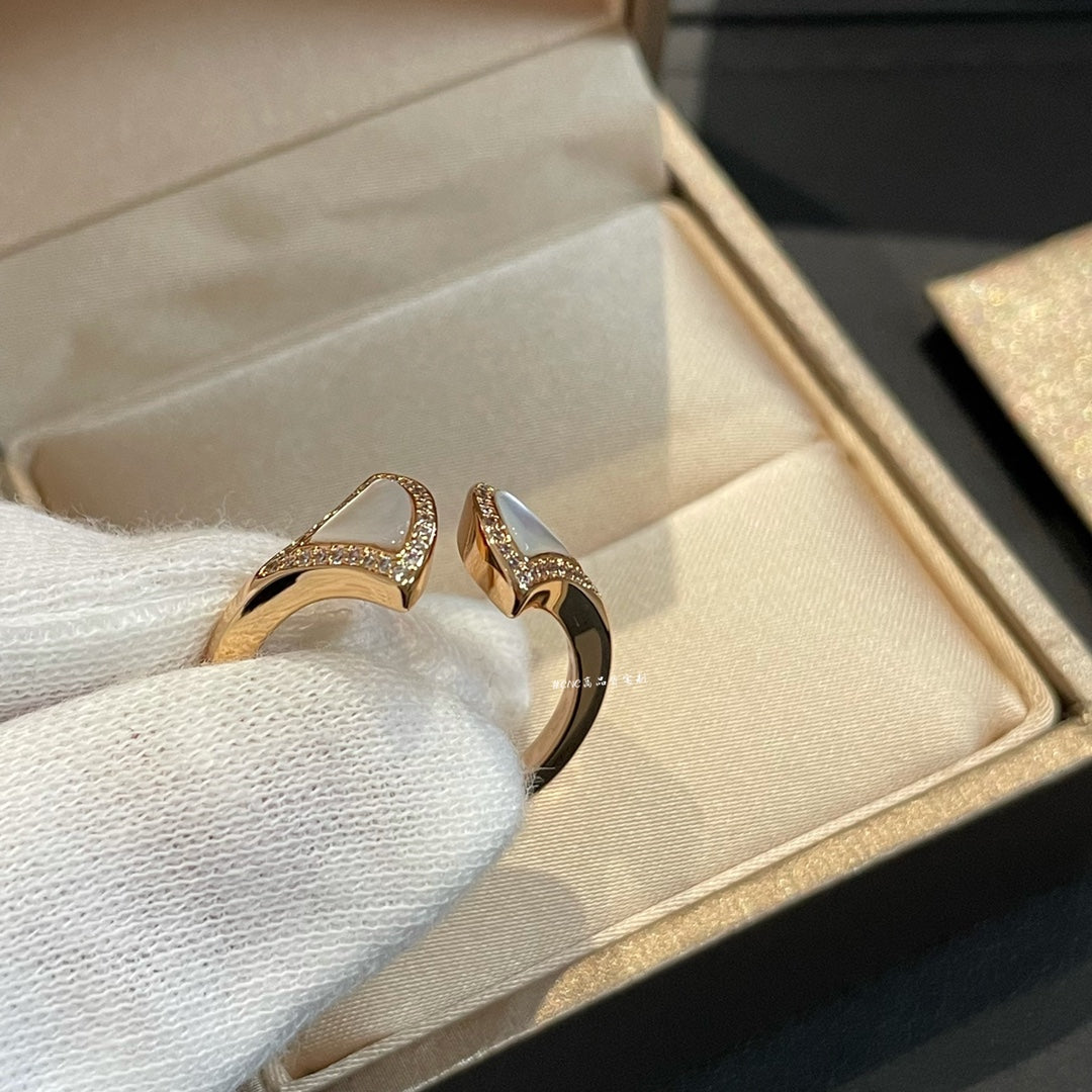 [Kincade Jewelrys] BAGUE OUVERTE DREAM MOP DIAMANT