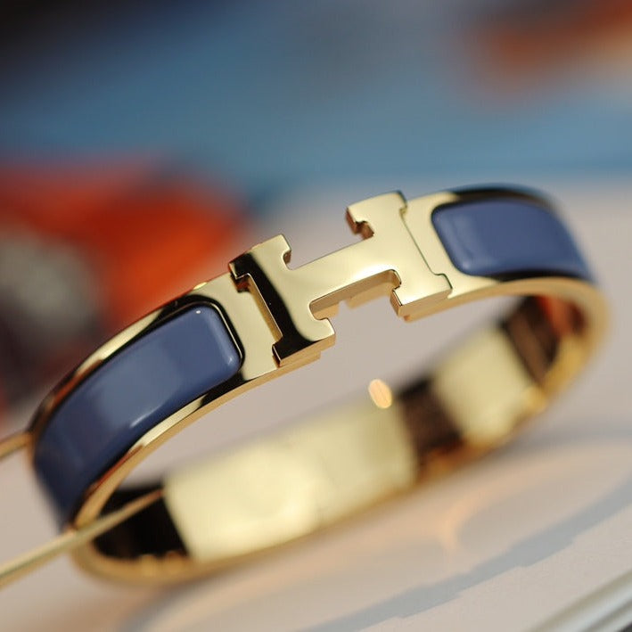 [Kincade Jewelrys] Bracelet H 12 mm bleu gris