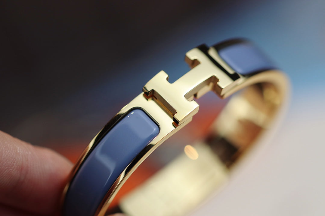 [Kincade Jewelrys] Bracelet H 12 mm bleu gris