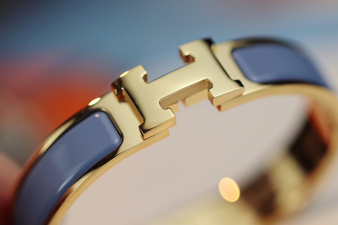 [Kincade Jewelrys] Bracelet H 12 mm bleu gris