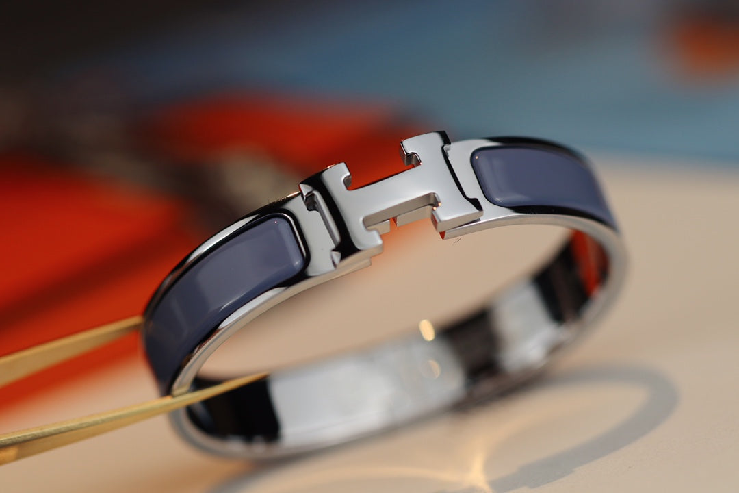 [Kincade Jewelrys] Bracelet H 12 mm bleu gris