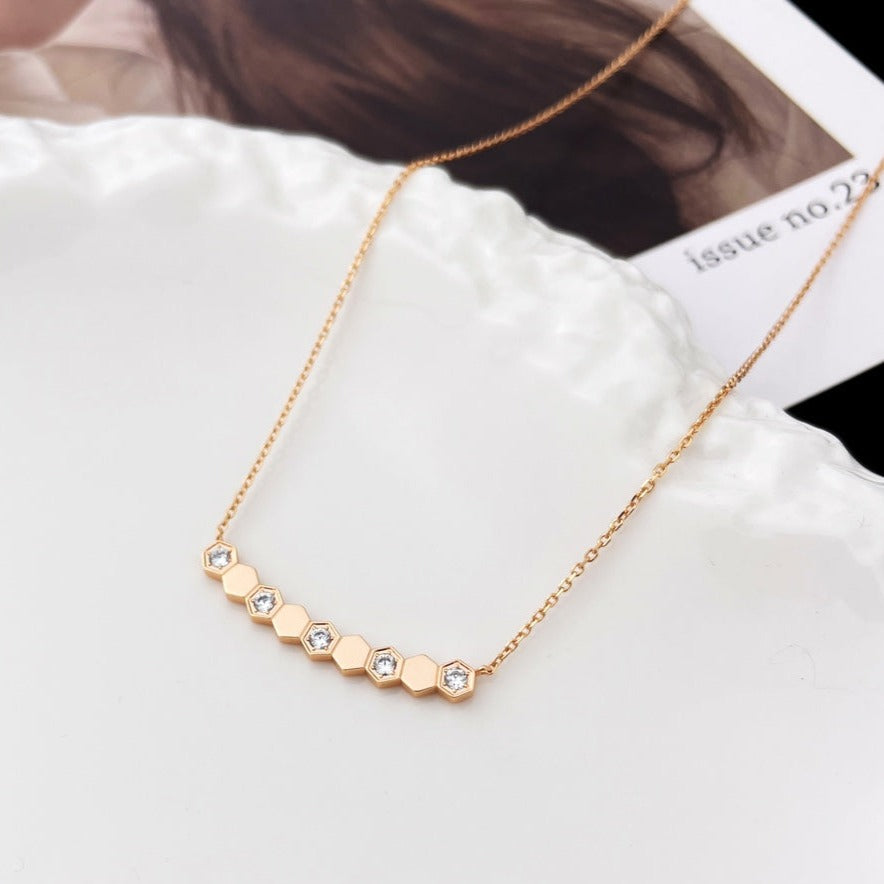 [Bijoux Kincade]Collier en diamant Bee My Love