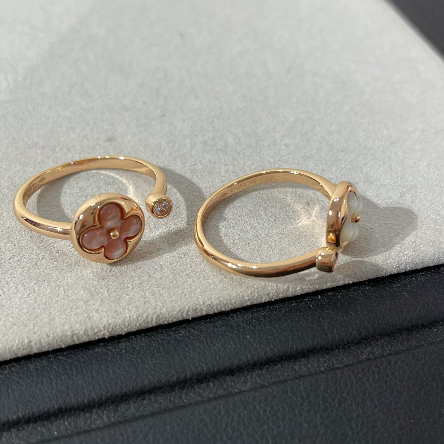 [Kincade Jewelrys] BAGUE SUN 1 DIAMANT ROSE