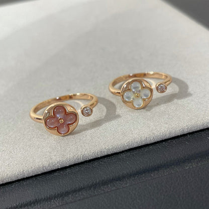 [Kincade Jewelrys] BAGUE SUN 1 DIAMANT ROSE