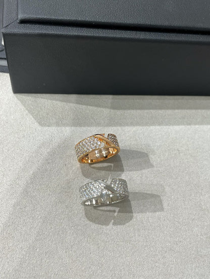 [Kincade Jewelrys] BAGUE PAVÉE DE DIAMANTS LIENS EVIDENCE