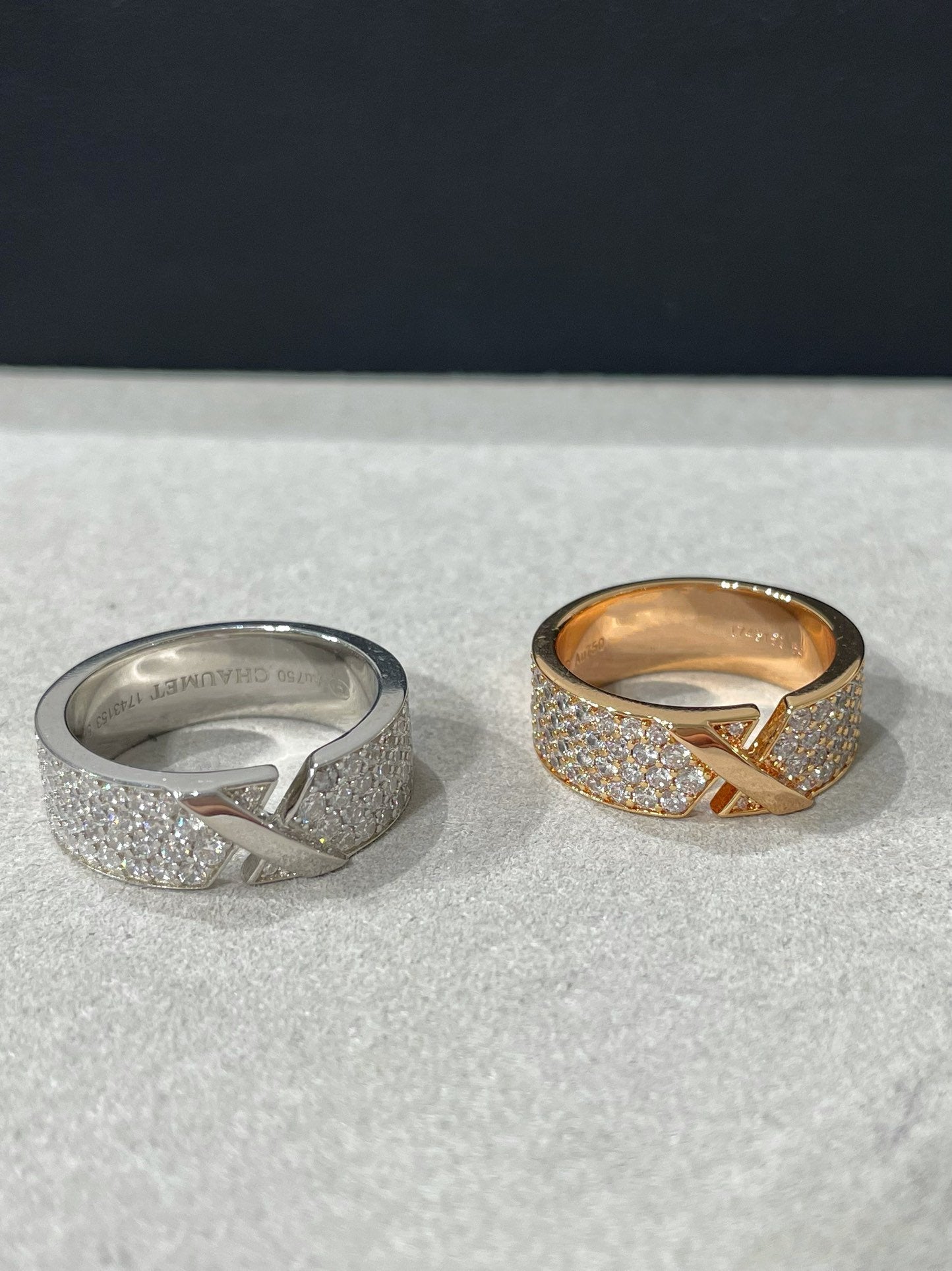 [Kincade Jewelrys] BAGUE PAVÉE DE DIAMANTS LIENS EVIDENCE
