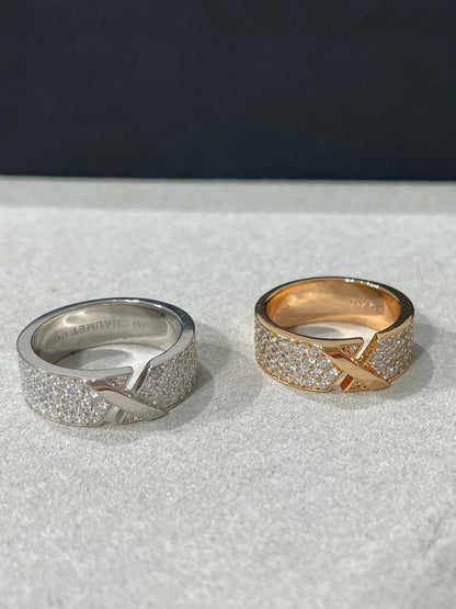 [Kincade Jewelrys] BAGUE PAVÉE DE DIAMANTS LIENS EVIDENCE