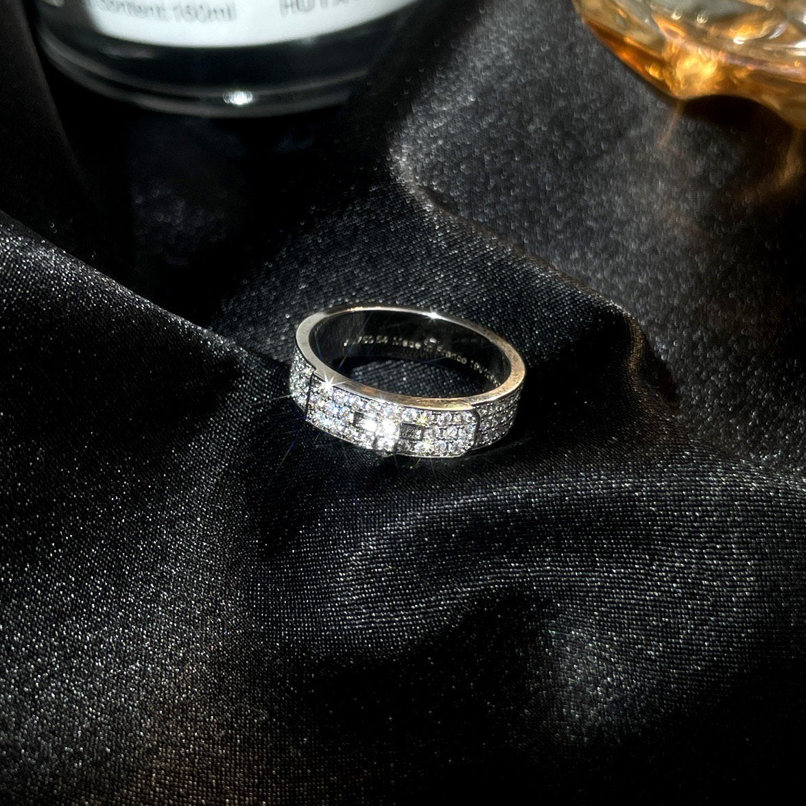 [Kincade Jewelrys]KELLY SILVER DIAMOND RING