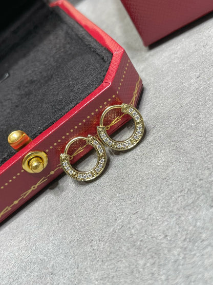 [Kincade Jewelrys]Boucles d'oreilles Love Diamond