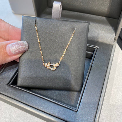 [Kincade Jewelrys]FORCE 10 DIAMOND PINK GOLD NECKLACE MINI MODEL