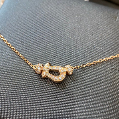 [Kincade Jewelrys]FORCE 10 DIAMOND PINK GOLD NECKLACE MINI MODEL
