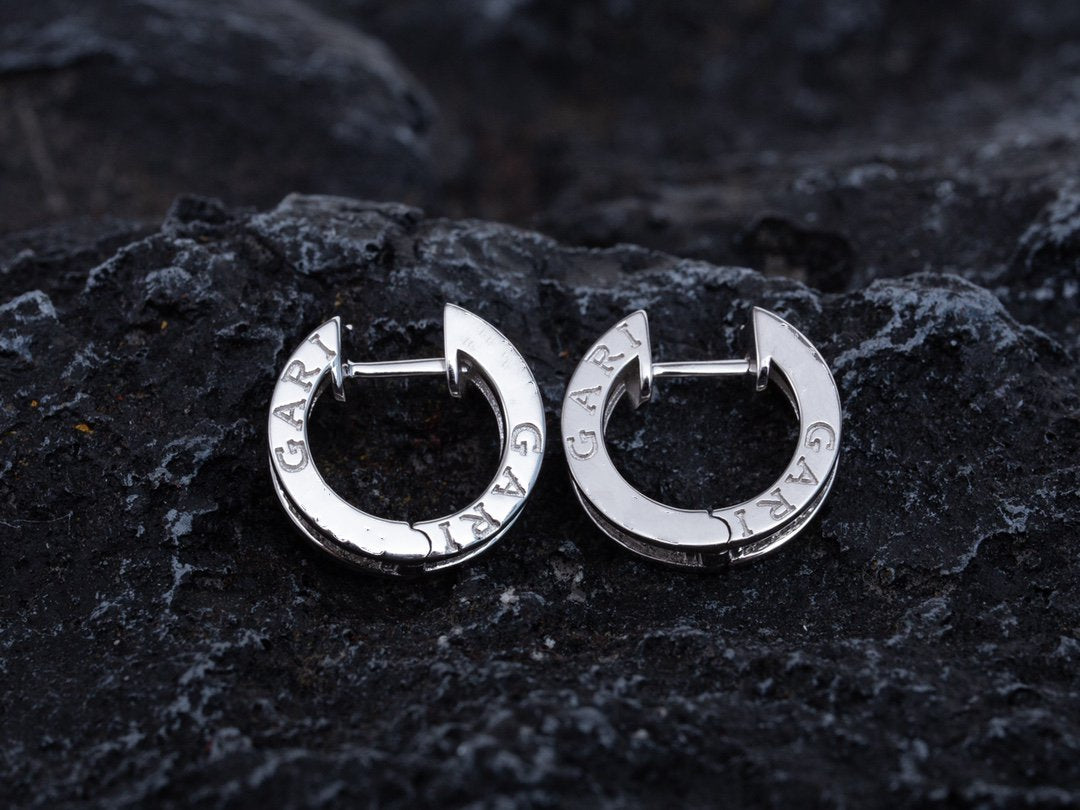 [Kincade Jewelrys]Boucles d'oreilles mini diamants en argent ZERO 1