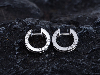 [Kincade Jewelrys]Boucles d'oreilles mini diamants en argent ZERO 1