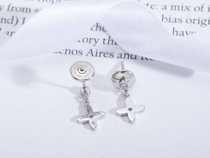 [Kincade Jewelrys]VIDYLLE SILVER DIAMOND MINI DROP EARRINGS