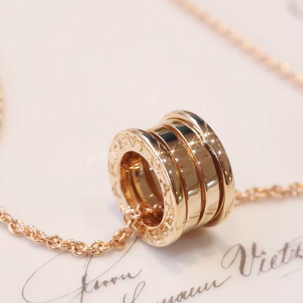 [Kincade Jewelrys]ZERO 1 PINK GOLD NECKLACE