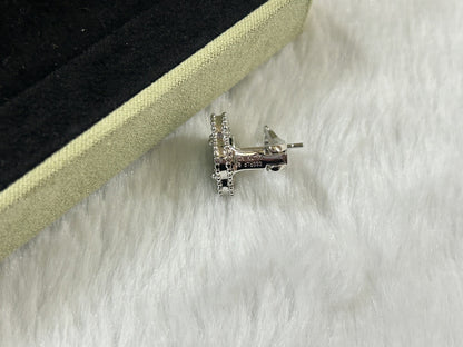 [Kincade Jewelrys]CLOVER PIETERSITE MEDIUM STUD EARRINGS