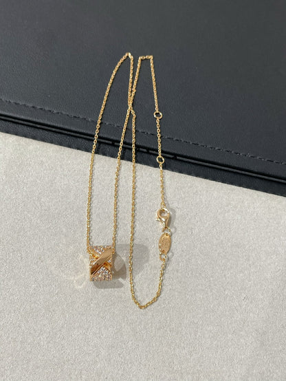 [Kincade Jewelrys]LIENS EVIDENCE DIAMOND PAVED NECKLACE