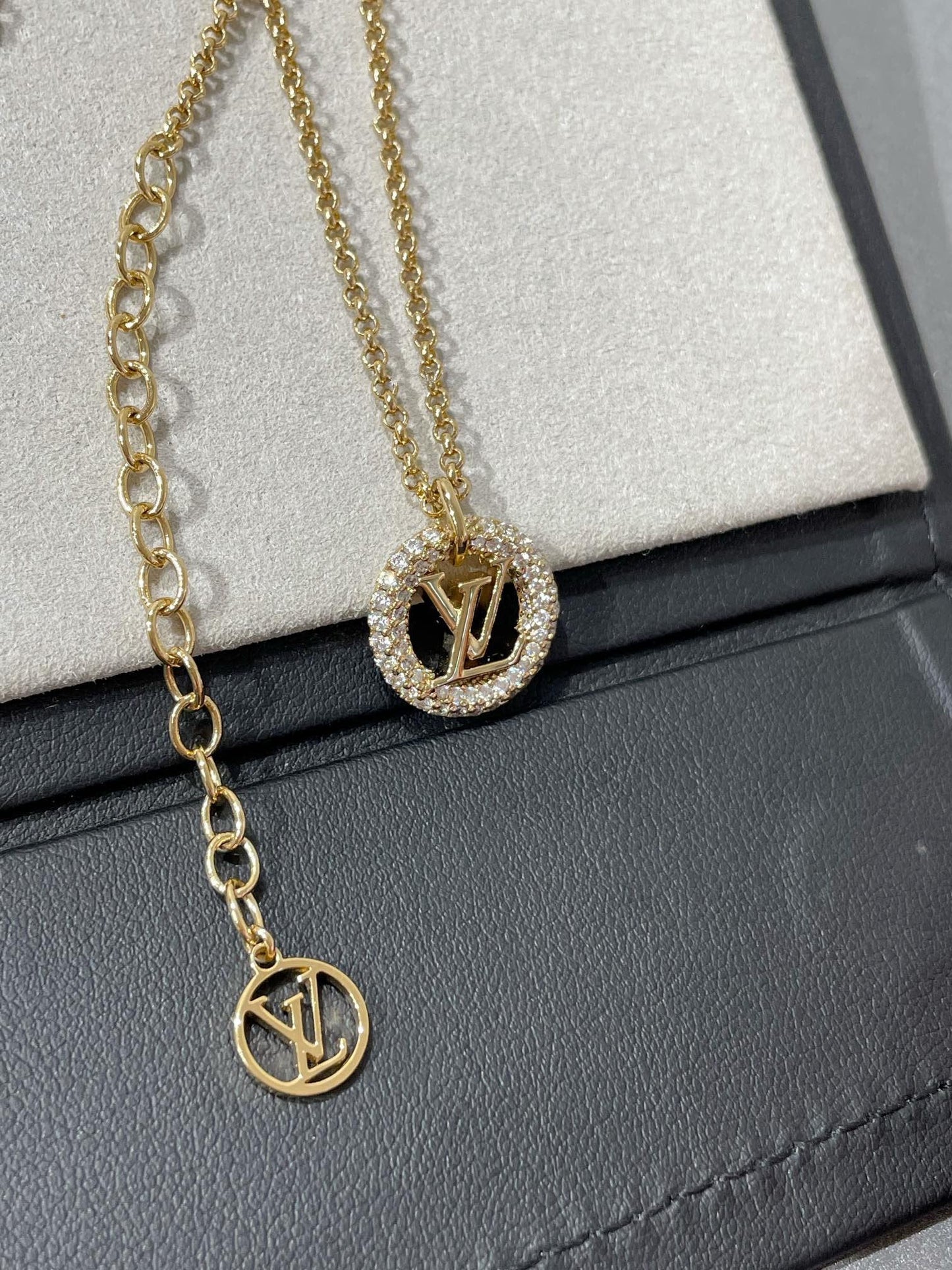 [Kincade Jewelrys]BY NIGHT DIAMOND PAVED NECKLACE