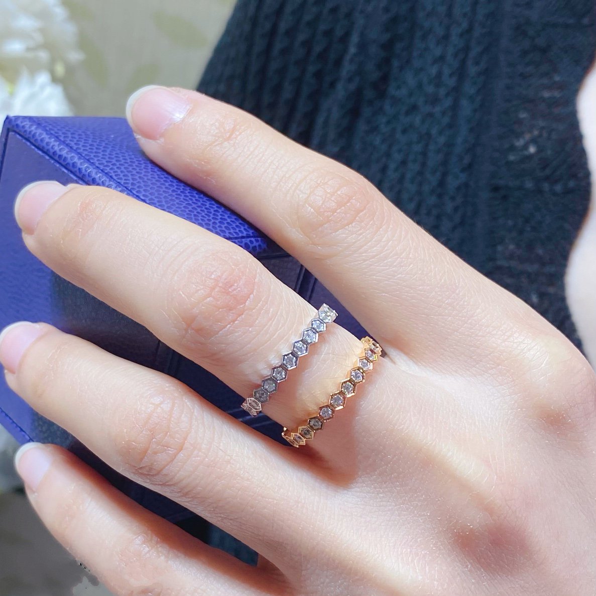 [Kincade Jewelrys] PETITE BAGUE BEE LOVE PAVÉE DE DIAMANTS