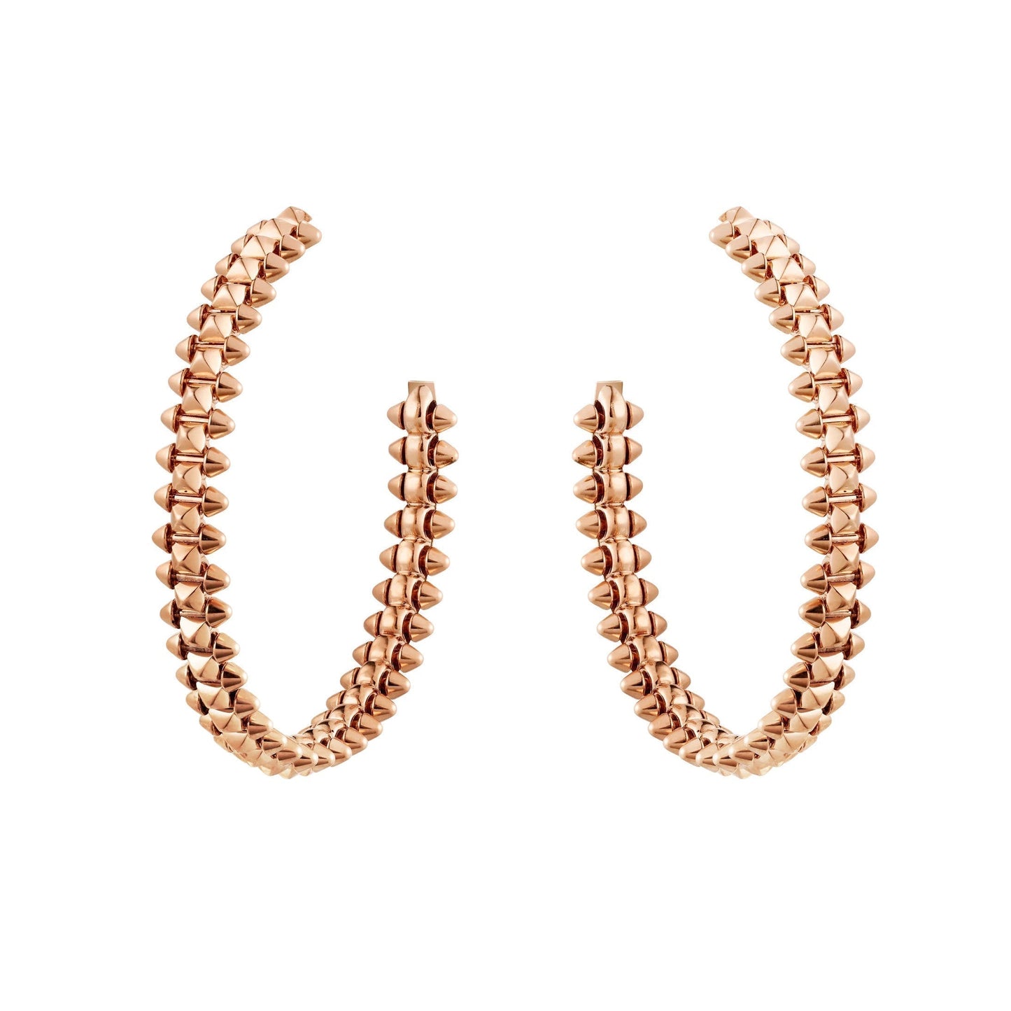 [Kincade Jewelrys]CLASH LARGE HOOP EARRINGS
