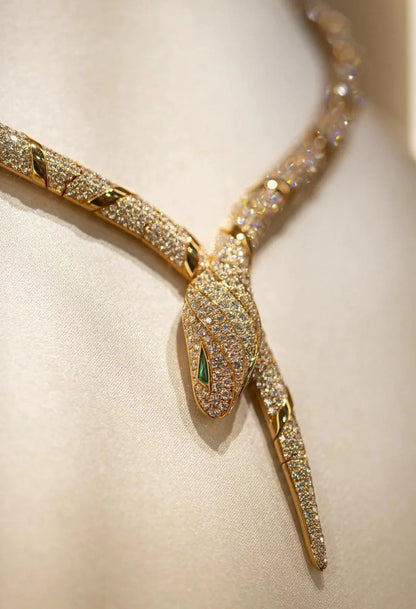 [Kincade Jewelry] COLLIER SERPENTI EN OR HAUTE COUTURE 