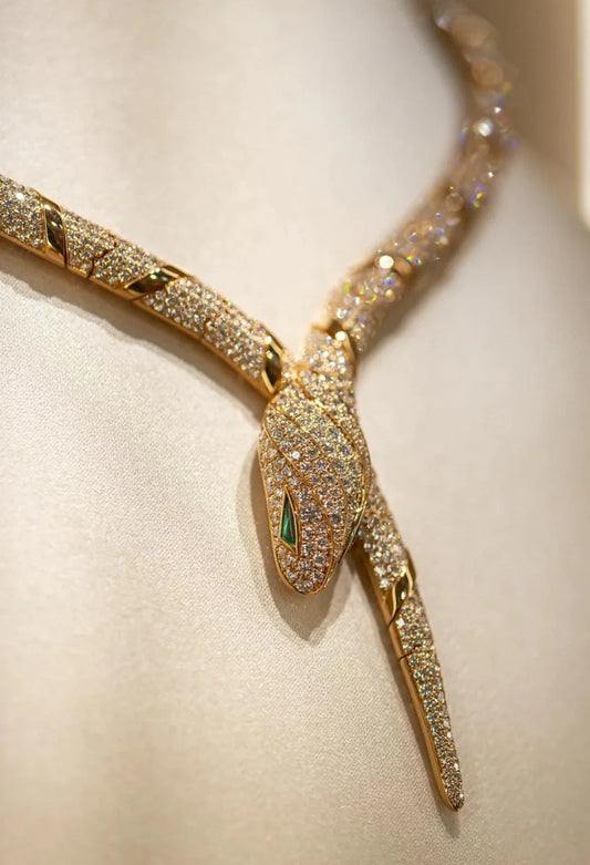 [Kincade Jewelry] COLLIER SERPENTI EN OR HAUTE COUTURE 