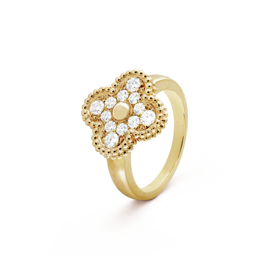 [Kincade Jewelrys] BAGUE DIAMANT TRÈFLE