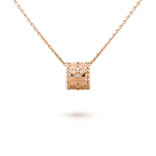 [Kincade Jewelrys] COLLIER PENDENTIF PERLEE OR / OR ROSE