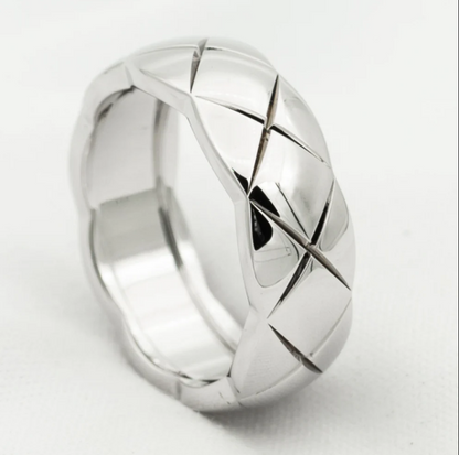 [Kincade Jewelrys] BAGUE CRUSH 6,8 MM ARGENT