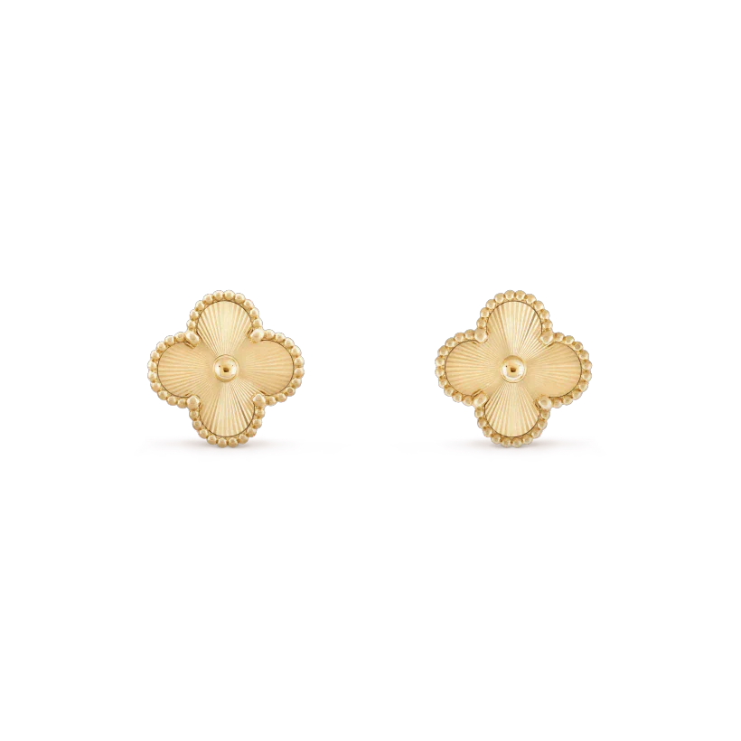 [Kincade Jewelrys]Boucles d'oreilles mini CLOVER 9,5 mm avec laser
