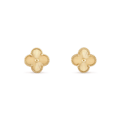 [Kincade Jewelrys]Boucles d'oreilles mini CLOVER 9,5 mm avec laser