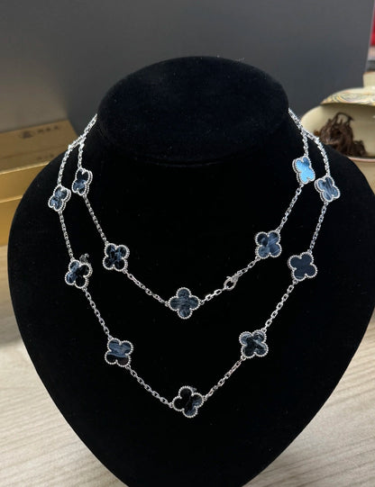 [Kincade Jewelrys] COLLIER À PIERRES BIDE À 20 MOTIFS CLOVER