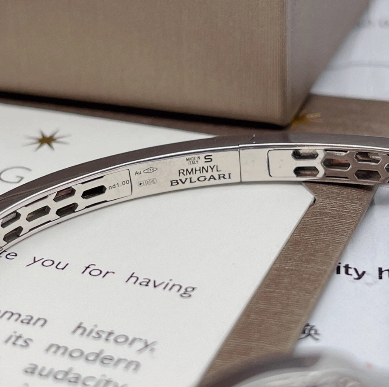 [Kincade Jewelry] BRACELET SERPENTI EN ARGENT HAUTE COUTURE 