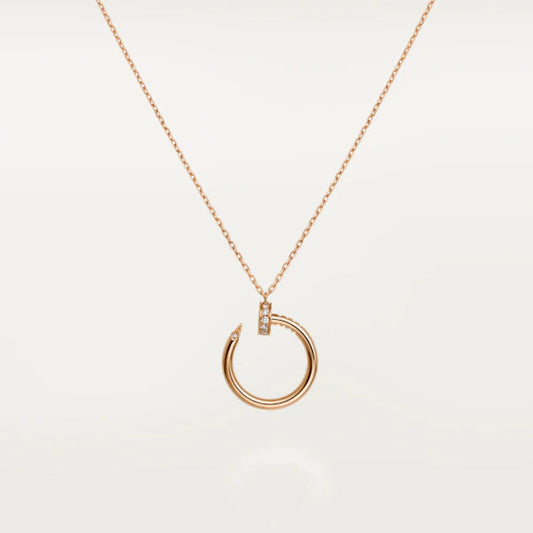 [Kincade Jewelrys] COLLIER JUSTE OR ROSE 