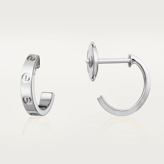 [Kincade Jewelrys]Boucles d'oreilles Love 2,65 mm en argent 