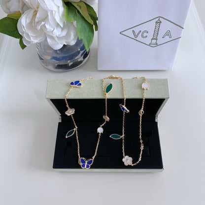 [Kincade Jewelrys] LUCKY BLUE BUTTERFLY  NECKLACE