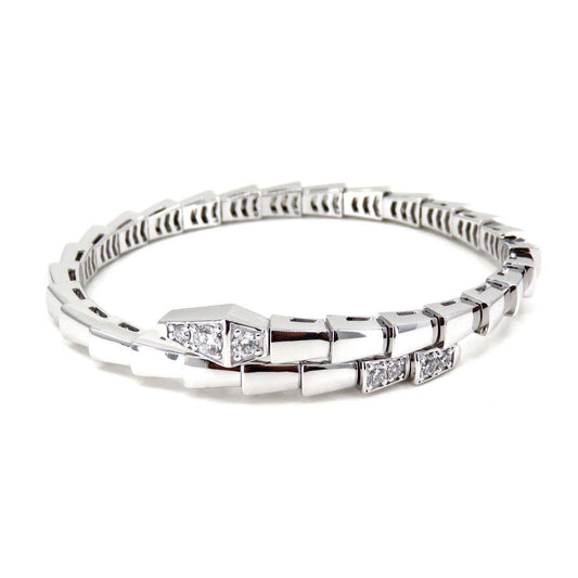 [Kincade Jewelrys] BRACELET SERPENTI DIAMANTS ARGENT